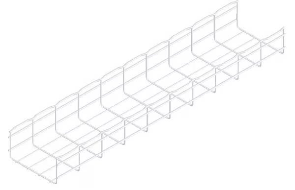Wire Mesh Cable Tray, 8x4In, 10 Ft, Cablofil, Mfr#: CF105/200EZ