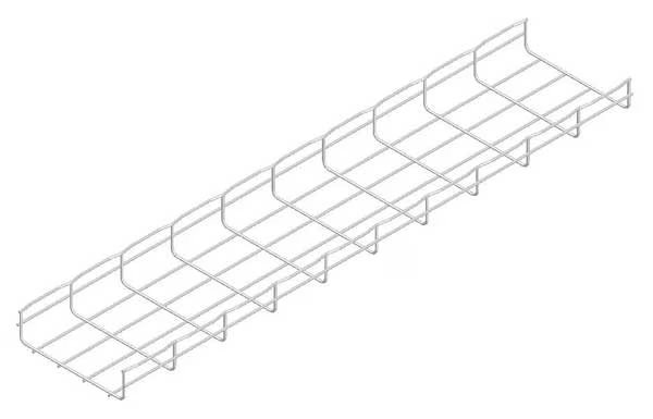 Wire Mesh Cable Tray, 8x2In, 10 Ft, Cablofil, Mfr#: CF54/200EZ