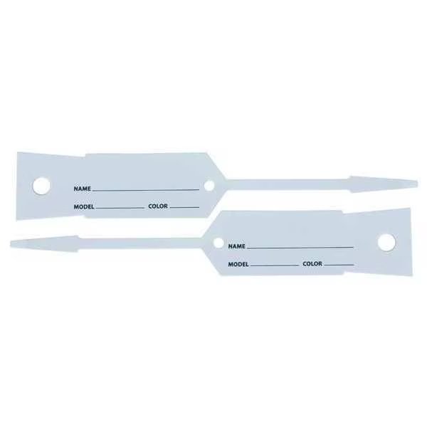 Key Tag, Plastic, PK1000, Slip-N-Grip, Mfr#: M-FB-P9933-23