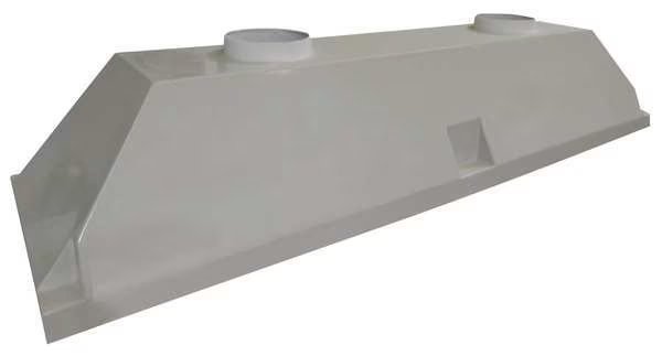 Ducted Hood, Island Canopy, 96Wx30Dx18H, HEMCO, Mfr# 23080
