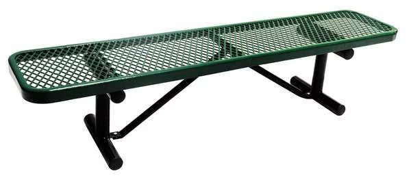 Outdoor Bench, 72 in. L, 16-3/8 in. H, Grn, EnjoyTool Select, Mfr#: 4HUU7
