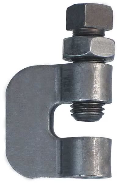 C Clamp w/Locknut, Rod Sz 3/8 In, Anvil, Mfr#: 0500009337