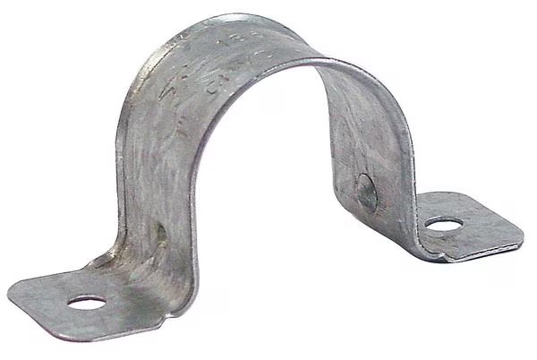 Galvanized Steel Two Hole Strap, 2" Pipe Size, EnjoyTool Select, Mfr#: 0500381280