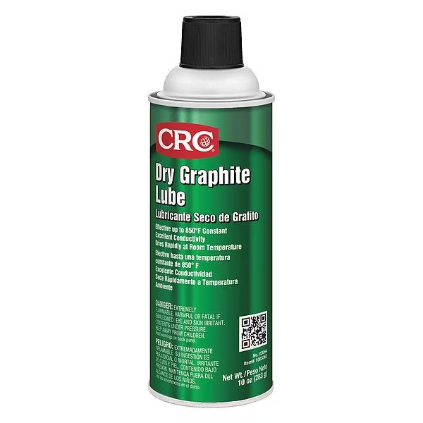 Graphite Dry Film Lubricant, 10 oz Aerosol Can, Crc, Mfr#: 03094
