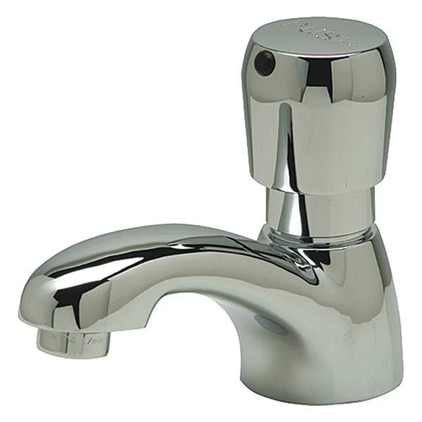 Metering Single Hole Mount, 1 Hole Bathroom Faucet, Polished chrome, Zurn, Mfr#: Z86100-XL