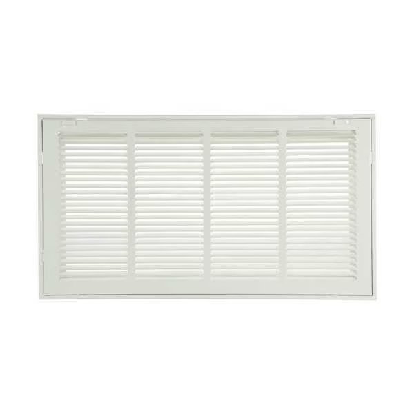 Filtered Return Air Grille, 14.62 X 26.62, White, Steel, EnjoyTool Select, Mfr#: 4JRT9