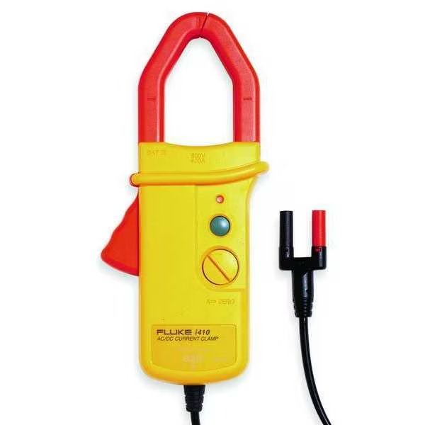 AC/DC Clamp On Current Probe, 1 to 400A, Fluke, Mfr#: Fluke-i410