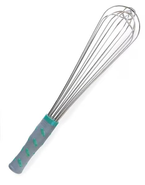 French Whip, L 14 In, Aqua, Vollrath, Mfr#: 47092