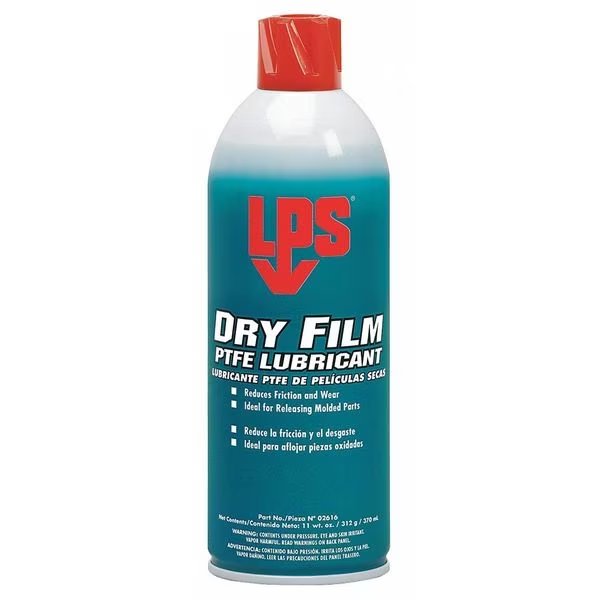 Dry Film PTFE Lubricant, 16oz., Net 11oz., Lps, Mfr#: 02616