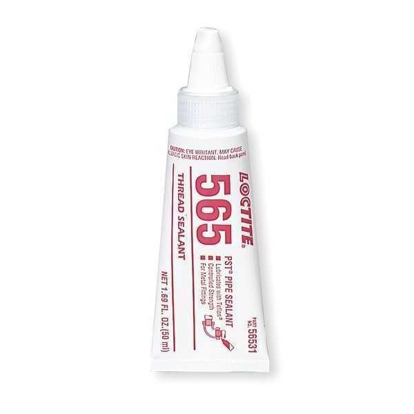 Pipe Thread Sealant 1.7 fl oz, Tube, 565, Off-White, Paste, Loctite, Mfr#: 88551