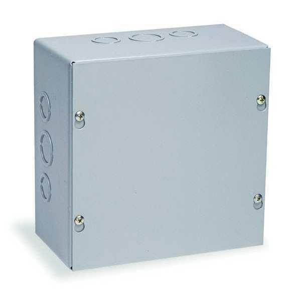 Carbon Steel Enclosure, 15 in H, 12 in W, 4 in D, NEMA 1, Screw On, Wiegmann, Mfr#: SC121504