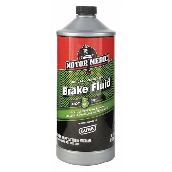 1 qt. DOT 5 Silicone Brake Fluid - Plastic Bottle, Motor Medic, Mfr#: M4032/6