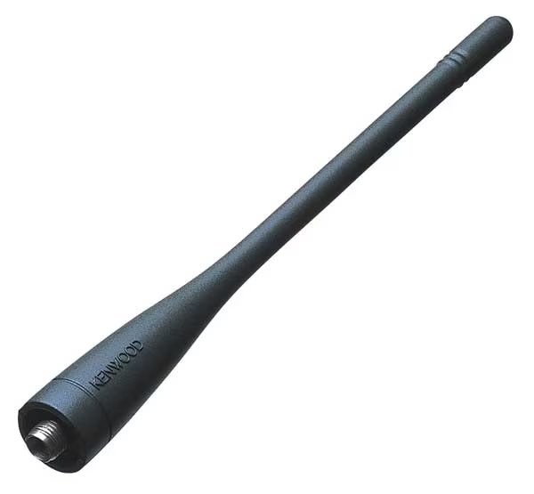 Whip Antenna, UHF, Rubber/Metal, Kenwood, Mfr#: KRA-27M