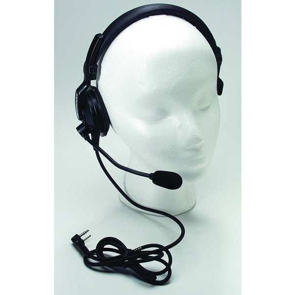 Headset, Over the Head, On Ear, Black, Kenwood, Mfr#: KHS-7