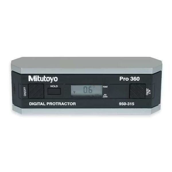 Digital Protractor, 6in, Mitutoyo, Mfr#: 950-317