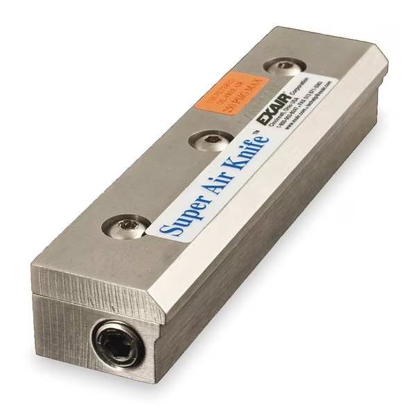 Air Knife, 1/4 In NPT, 12 In L, SS, Exair, Mfr#: 110012SS