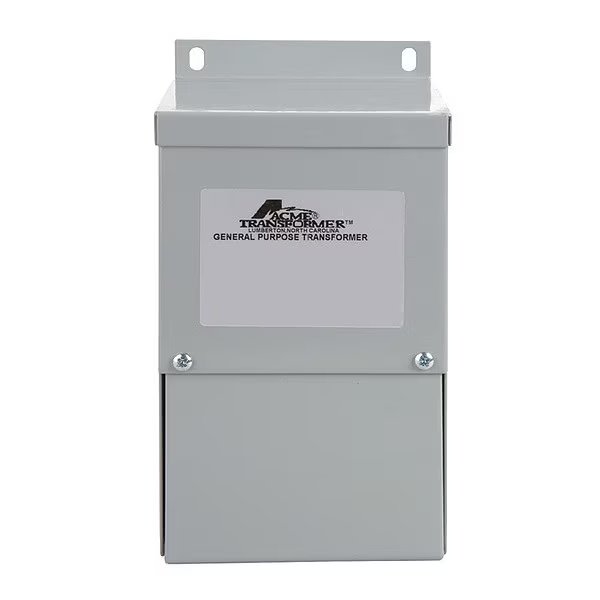 Buck Boost Transformer, 50 VA, NEMA 3R, 80°C, 12/24V AC, 120/240V AC, Acme Electric, Mfr#: T181047