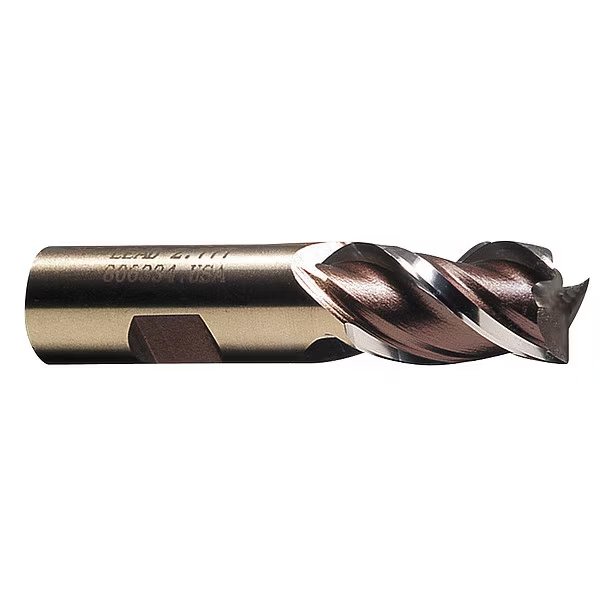 4-Flute Cobalt 8% Square Single End Multi-Flute CenterCut CTD HGC-4C Bright 3/8x3/8x3/4x2-1/2, Cleveland, Mfr#: C42694