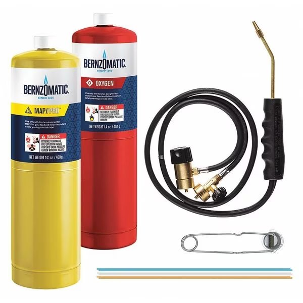 Brazing Torch Kit with Trigger Start WK55000X, Bernzomatic, Mfr#: WK5500 OX