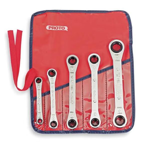 Ratcheting Wrench Set, Double Box End, Proto, Mfr#: J1190MA
