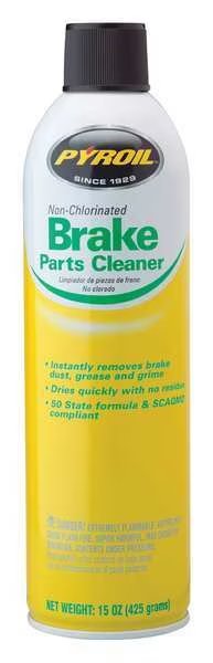 15 oz. Brake Parts Cleaner Aerosol can, Pyroil, Mfr#: PYNVOC15
