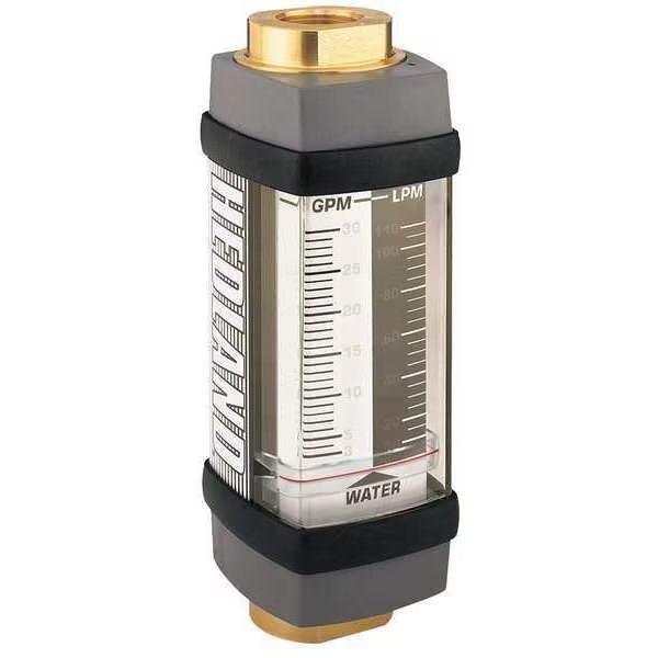 Flowmeter, GPM/LPM 2.0 - 20 / 10-76, Hedland, Mfr#: H705B-020