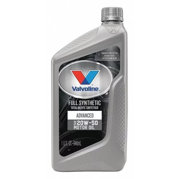 Motor Oil, 20W-50, Full Synthetic, 32 Oz, Valvoline, Mfr#: VV945