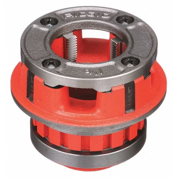 Manual Threader Die Head, 1-1/2 In, NPT, Ridgid, Mfr#: 12-R: (NPT)