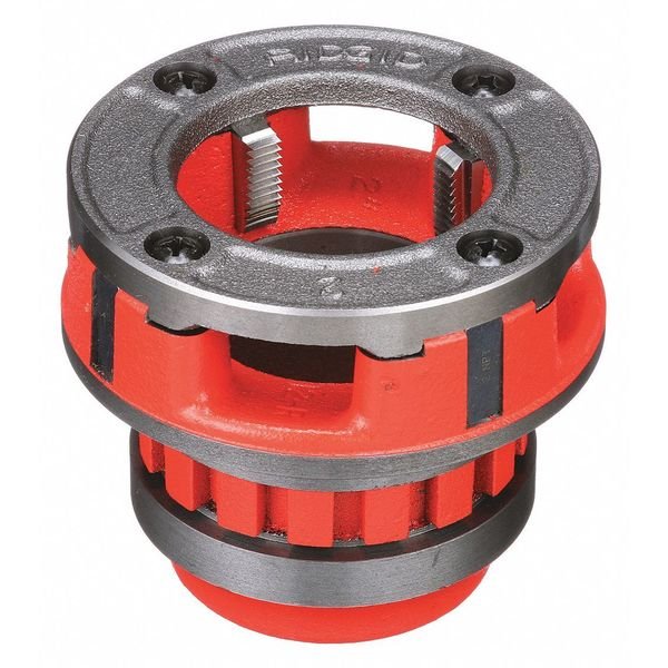 Manual Threader Die Head, 2 In, Right Hand, Steel, NPT, Ridgid, Mfr#: 12-R: (NPT)