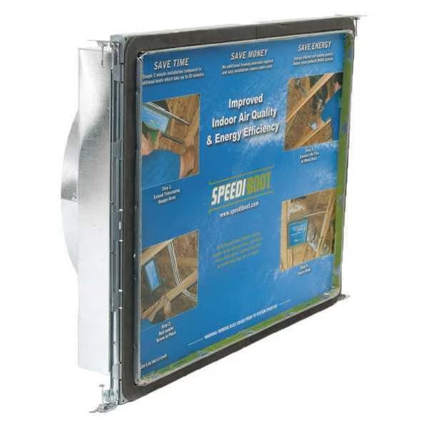 Vent Boot Hanger, Sq to Rnd, 12 x 12, Dia12, Speedi-Boot, Mfr#: SBS-121212 SRA