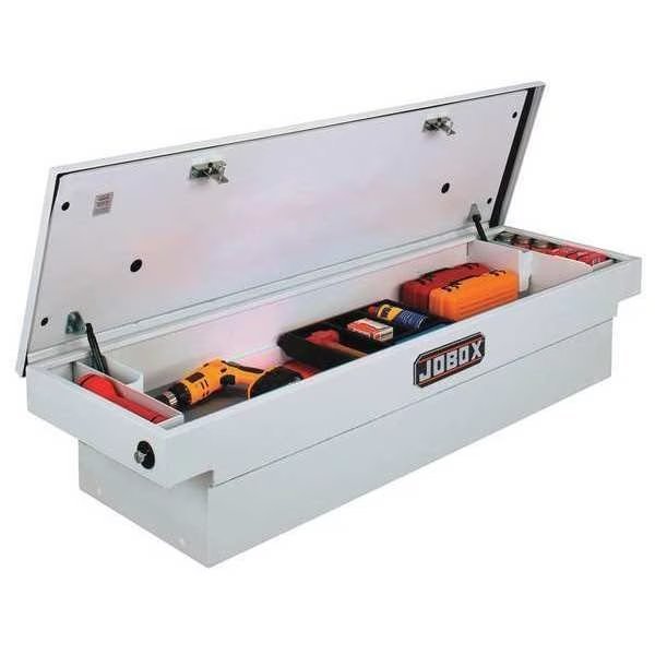 Steel Single Lid Fullsize Crossover Truck Box, Crescent Jobox, Mfr#: PSC1455000
