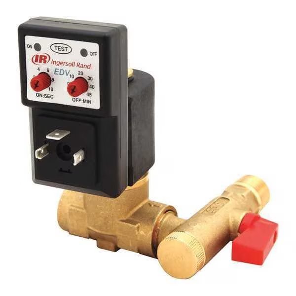 Auto Drain Valve, 115V, 1/4 In., 1.0 gpm, Ingersoll-Rand, Mfr#: 54410931