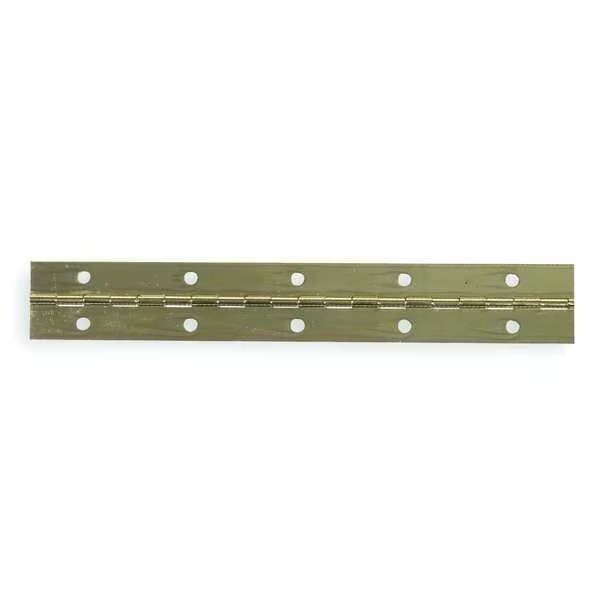 17/32 in W x 48 in H Bright Nickel Continuous Hinge, EnjoyTool Select, Mfr#: 4PB19