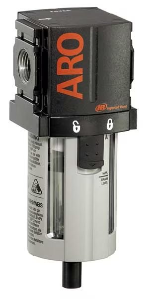Pneumatic Oil Filter, 3/8 In. NPT, 107 cfm, Aro, Mfr#: F35231-310