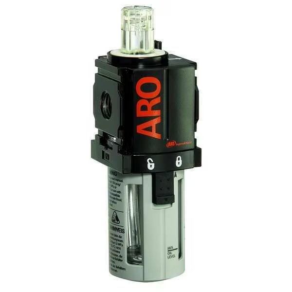 Air Line Lubricator, 1 In, 328 cfm, 250 psi, Aro, Mfr#: L36461-110
