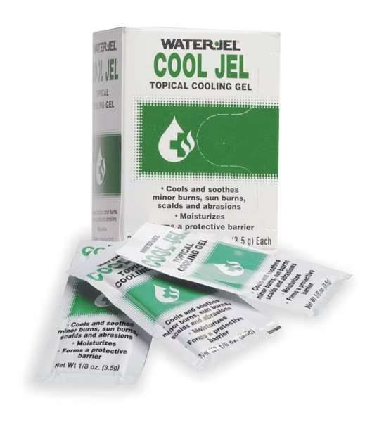 Cool Gel, Box, 0.125 oz., PK25, Waterjel, Mfr#: 049090