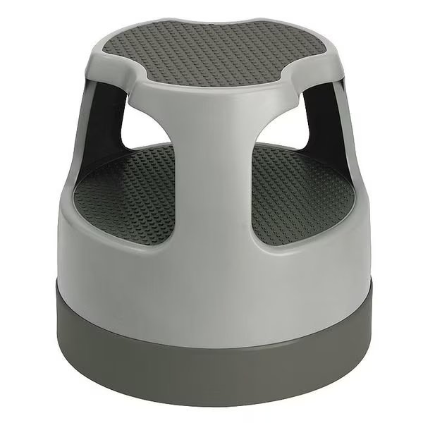 2 Steps, Plastic Step Stool, 300 lb. Load Capacity, Gray, Cramer, Mfr#: 50011PK-82