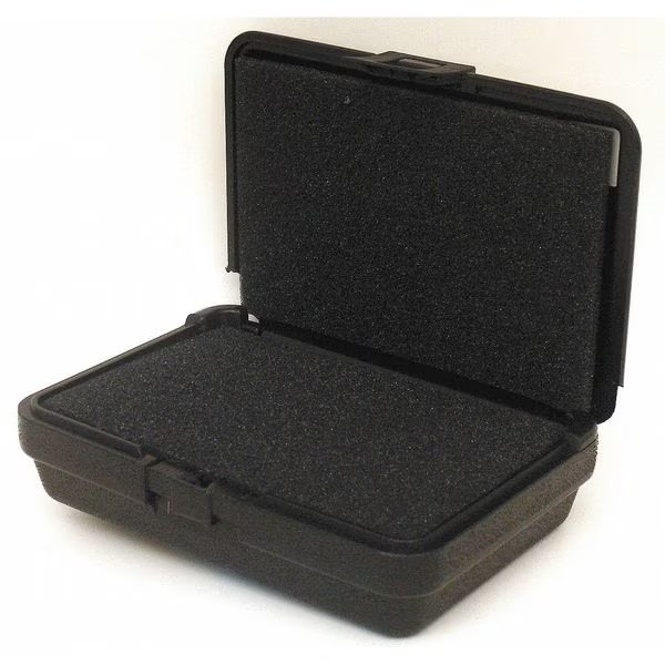 Black Protective Case, 8-1/2"L x 6"W x 2-1/2"D, Platt, Mfr#: 107