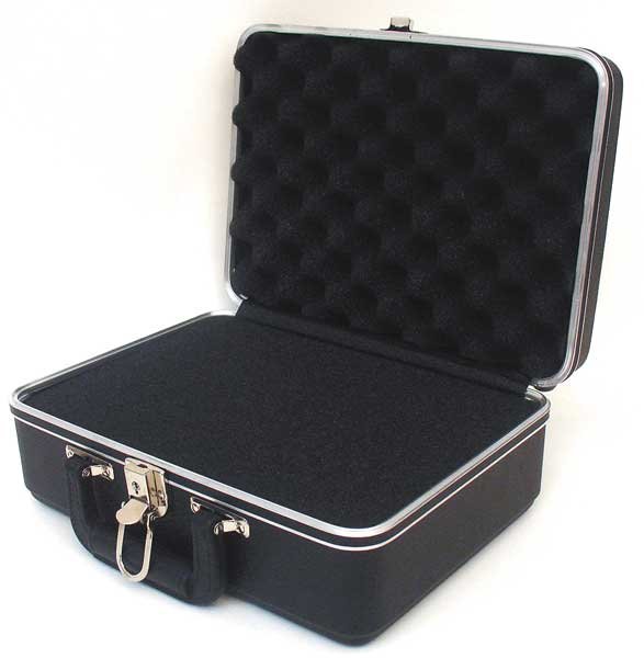 Black Protective Case, 12-1/2"L x 10"W x 5-1/8"D, Platt, Mfr#: 1412