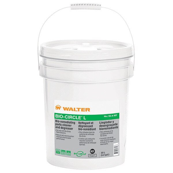 Parts Washer Clean Solution, 5.2 gal, Walter Surface Technologies, Mfr#: 55A007