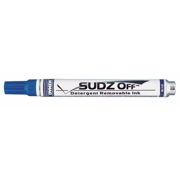 Industrial Marker, Medium Tip, Blue Color Family, Ink, Dykem, Mfr#: 91938