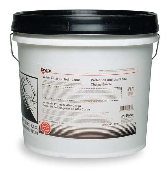 Epoxy Adhesive, 11490 Series, Gray, Pail, 2:01 Mix Ratio, 8 hr Functional Cure, Devcon, Mfr#: 11490