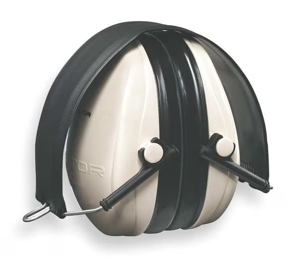Folding Ear Muffs, 21 dB, Peltor Optime 95, Beige/Black, 3M Peltor, Mfr#: H6F/V