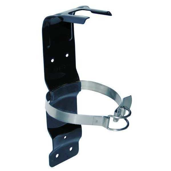 Fire Extinguisher Bracket, For 2.5 lb to 2.75 lb Tank Weight, Vehicle Mounting Bracket, Black Steel, Kidde, Mfr#: 46640120