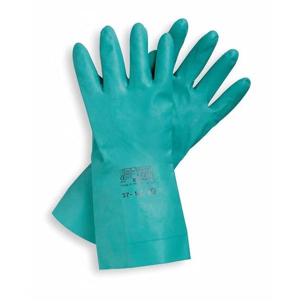 13" Chemical Resistant Gloves, Nitrile, 6, 1 PR, Ansell, Mfr#: 37-145