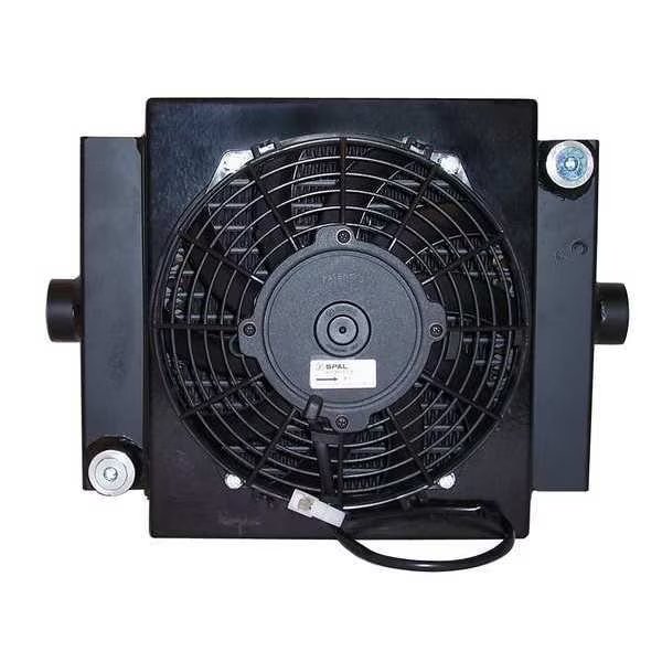 Forced Air Oil Cooler, 12 VDC, 2-30 GPM, 0.08 HP, Akg, Mfr#: D10-12