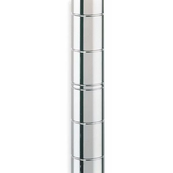 Mobile Post, 1"W x 74-5/8"H, Silver, Metro, Mfr#: 74UPS