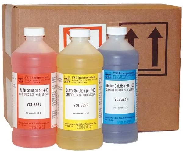 Buffer Package, pH, 4.0, 7.0 and 10.0, 1 Pt, Ysi, Mfr#: 3824