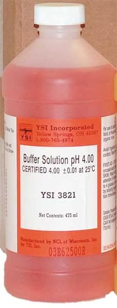 Buffer Solution, pH, 4.00, Pt, PK6, Ysi, Mfr#: 3821