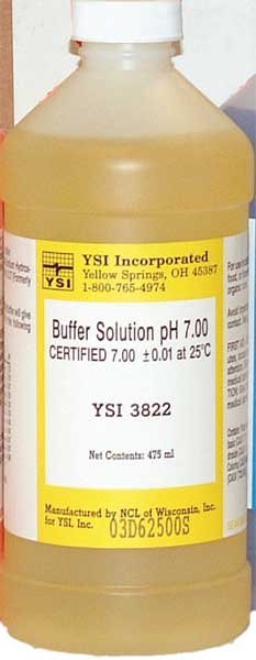 Buffer Solution, pH, 7.00, Pt, PK6, Ysi, Mfr#: 3822